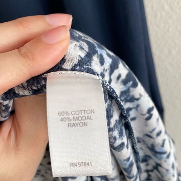 J. Jill Pure Jill Splatter Print Stretch Sleeveless Maxi Dress Size XS - Picture 9 of 9